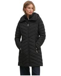 DKNY - Gewatteerde Parka Met Capuchon - Lyst