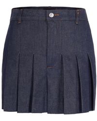 A.P.C. - Denim Skirts - Lyst