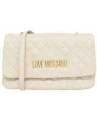 Love Moschino - Umhängetasche Aus Kunstleder Mit Logo - Lyst