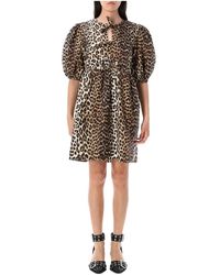 Ganni - Short Dresses - Lyst