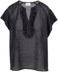 8pm - Overhemden ,Zwart ,Polyester Blusa Birmingham - Lyst