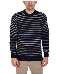 HUGO - Round-Neck Knitwear - Lyst