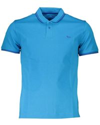Harmont & Blaine - Blau polo shirt kurzarm - Lyst