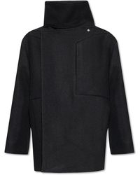 Rick Owens - Jassen ,Zwart ,Wol Luxor Caban Short Coat - Lyst