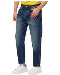 Armani Exchange - Slim-fit bio-baumwoll jeans blau - Lyst