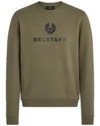 Belstaff - Signature crewneck sweatshirt true - Lyst