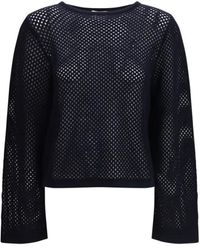 Allude - Round-Neck Knitwear - Lyst