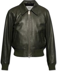 Ami Paris - Jackets > leather jackets - Lyst