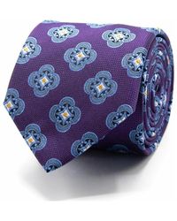 Gents - Seidenjacquard-Krawatte Mit Muster - Lyst