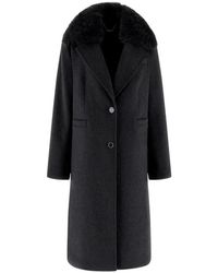 Guess - Single-Breasted Coats - Lyst