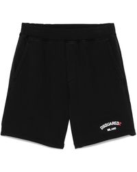 DSquared² - Korte Broeken ,Zwart ,Casual Shorts - Lyst