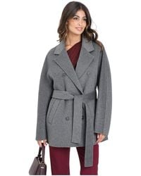 SIMONA CORSELLINI - Belted Coats - Lyst