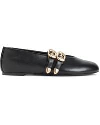 Stuart Weitzman - Schwarze Ballerinas Für Frauen - Lyst