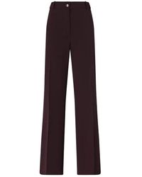 Pinko - Broeken ,Rood ,Petalo Pantalone Fluido - Lyst