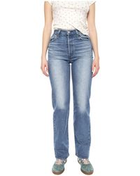 Levi's - Jeans ,Blauw ,Katoen Ribcage Full Length - Lyst