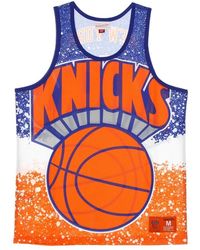Mitchell & Ness - Fitness ,Veelkleurig ,Polyester Nba Jumbotron Sublimated Mesh Tank - Lyst
