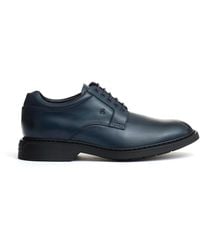 Hogan - Blaue leder schnürschuhe - Lyst