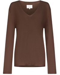 Loulou de Saison - V-Neck Knitwear - Lyst