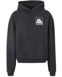 Rhude - Hoodies & Sweatvesten ,Zwart ,Moonlight Pack Hoodie - Lyst