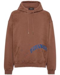 DSquared² - Hoodies & Sweatvesten ,Bruin ,Hoodie - Lyst