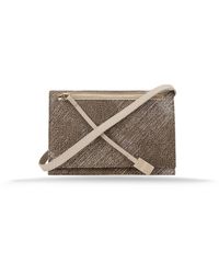 Borbonese - Damen Schultertasche Magnetischer Knopf - Lyst