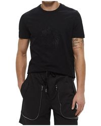 Ice Play - Tops ,Zwart ,Katoen T-Shirt Van Katoenen Stof - Lyst