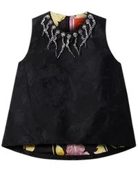 La DoubleJ - Tops ,Zwart ,Polyester Top - Lyst