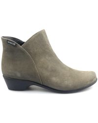Mephisto - Nubuk ankle boot in pewter grey - Lyst