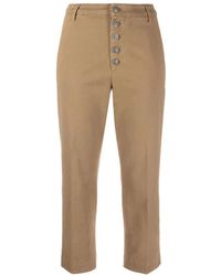 Dondup - Cropped Trousers - Lyst