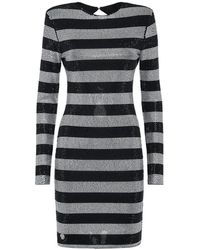 Philipp Plein - Kleedjes ,Grijs ,Polyester Korte Jurk - Lyst