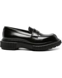 Adieu - Schwarze lederslipper - Lyst