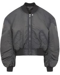 Rick Owens - Jassen ,Zwart ,Katoen Secchia Flight Jacket - Lyst
