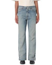 Amiri - Klassieke Straight Leg Jeans Met Uniek Detail - Lyst