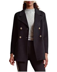 byTiMo - Jassen ,Zwart ,Wol Elegante Wollen Blazer - Lyst
