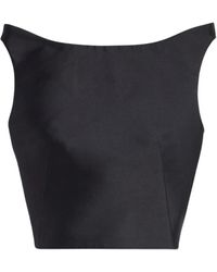 Jil Sander - Tops ,Zwart ,Sleeveless Tops - Lyst
