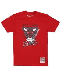 Mitchell & Ness - Fitness ,Rood ,Katoen Nba Final Seconds Tee Hardwood Classics Chibul - Lyst