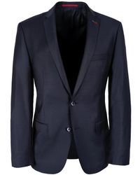 Roy Robson - Jassen ,Blauw ,Wol Slim Fit Stretch Jas - Lyst