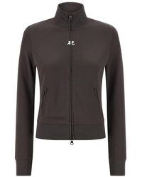 Courreges - Hoodies & Sweatvesten ,Grijs ,Sweatshirts - Lyst