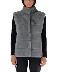 Betta Corradi - Mouwloos Bontvest Van Nerts - Lyst
