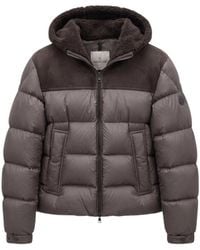 Moncler - Jassen ,Bruin ,Polyester Jalmar Donsjack - Lyst