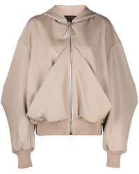 The Attico - Giacca bomber oversize - Lyst