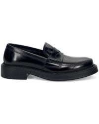 Fabi - Schwarze Flache Schuhe Mit Gummisohle - Lyst