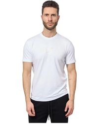 Emporio Armani - Weiße T-Shirt Und Polo Kollektion - Lyst