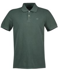 Ecoalf - Tops ,Groen ,Groen Poloshirt Met Korte Mouwen - Lyst