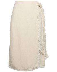 Hèst - Lila Leinenrock Summer Sand - Lyst