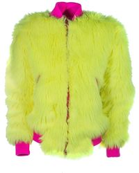 Alberta Ferretti - Faux fur & shearling giacche - Lyst
