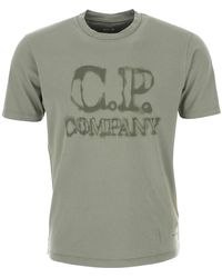 C.P. Company - C.p.company t-shirts and polos green - Lyst