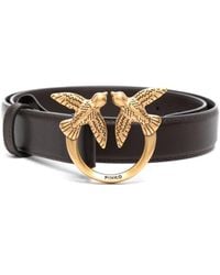 Pinko - Love Berry Leren Riem - Lyst