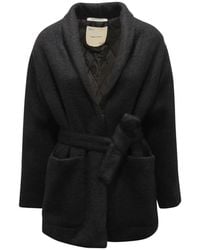 EMMA & GAIA - Belted Coats - Lyst
