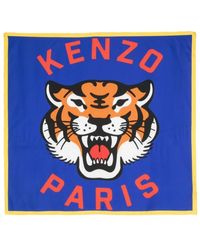 KENZO - Accessories > scarves > silky scarves - Lyst